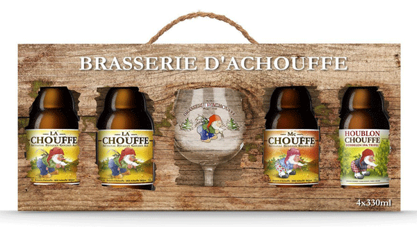 Achouffe Gift Pack Gift Set Beer Gifts Beer Sniffers Buy Craft Beers Real Ale Lagers 